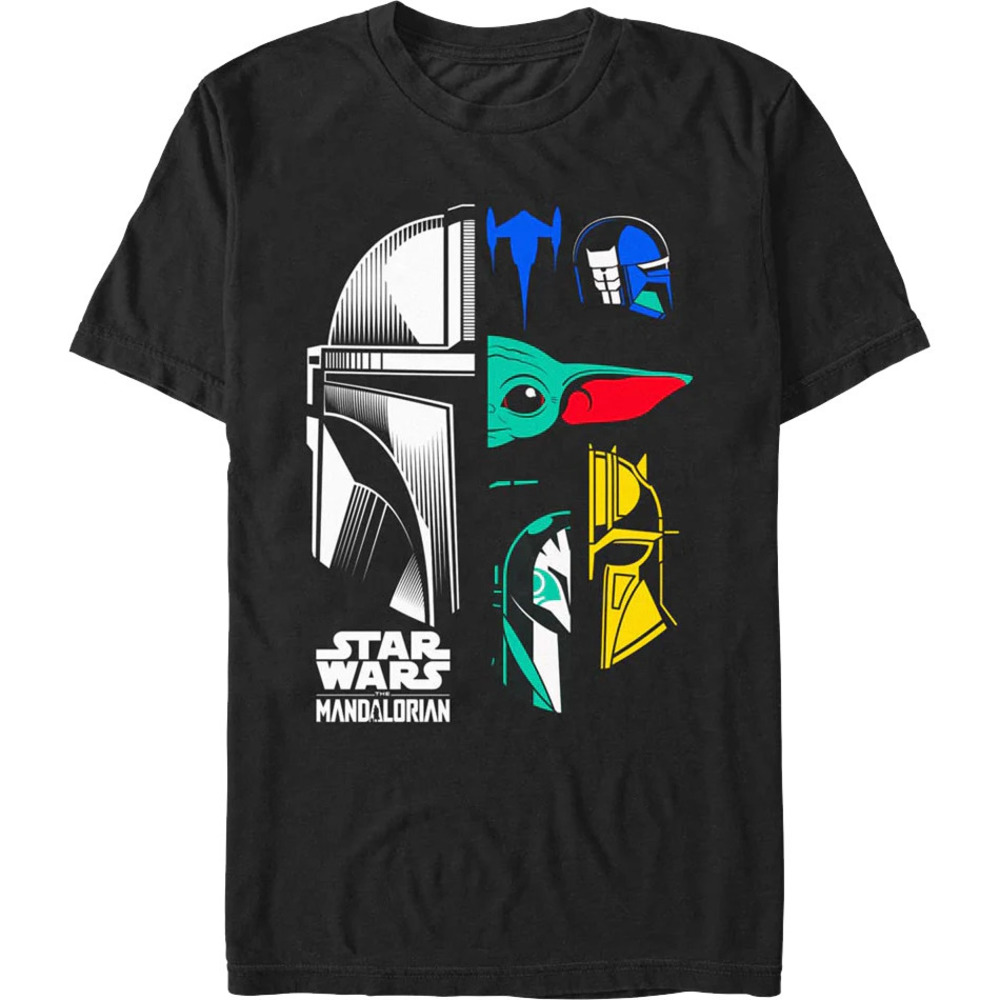 Mandalorian Icons Star Wars Tshirt - Picture 1 of 4